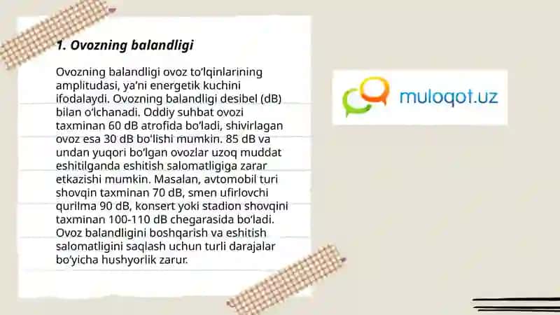 Ovozning balandligi 3