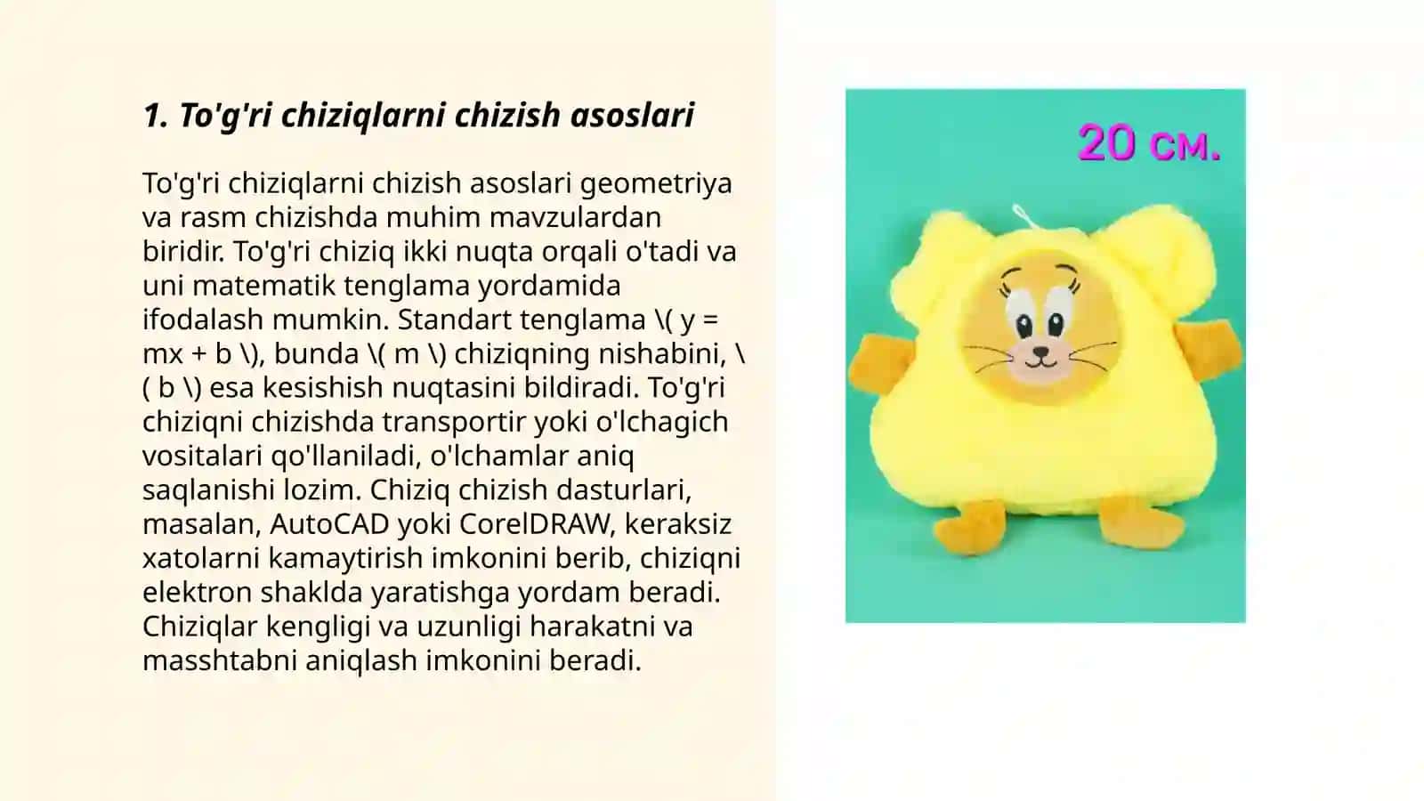 CorelDraw dasturida to‘gʻri va egri chiziqlar chizish 3