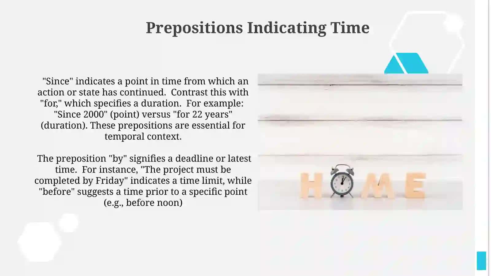 Preposition of time and place 3
