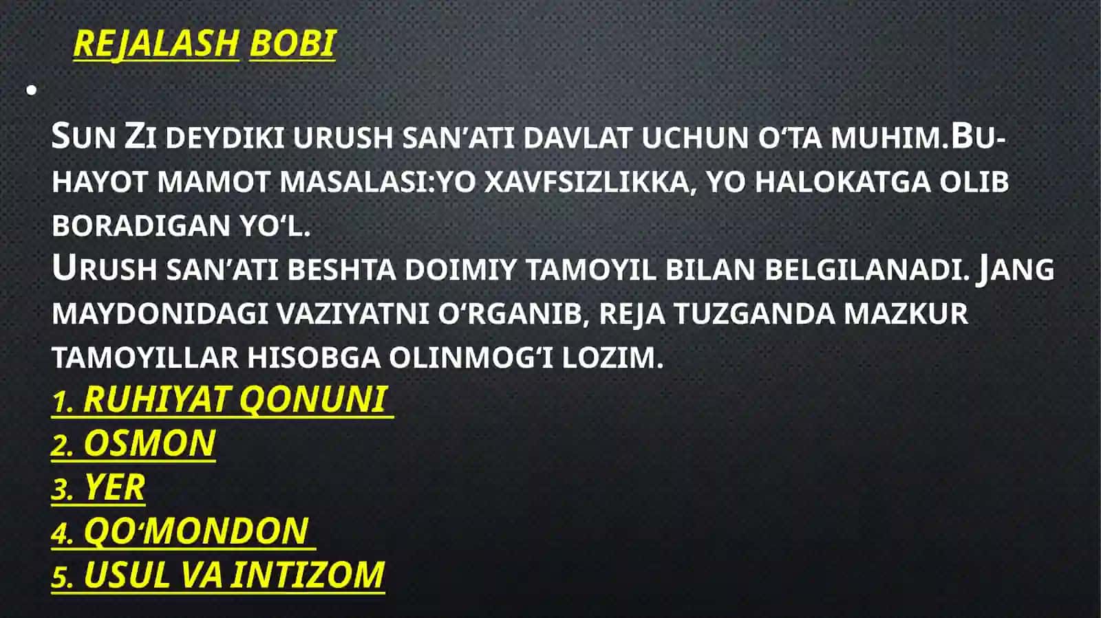 Urush San'ati (Sunzi) 3