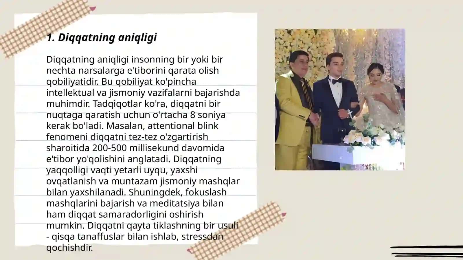 Dobrinnining diqqat haqidagi qarashlari 3