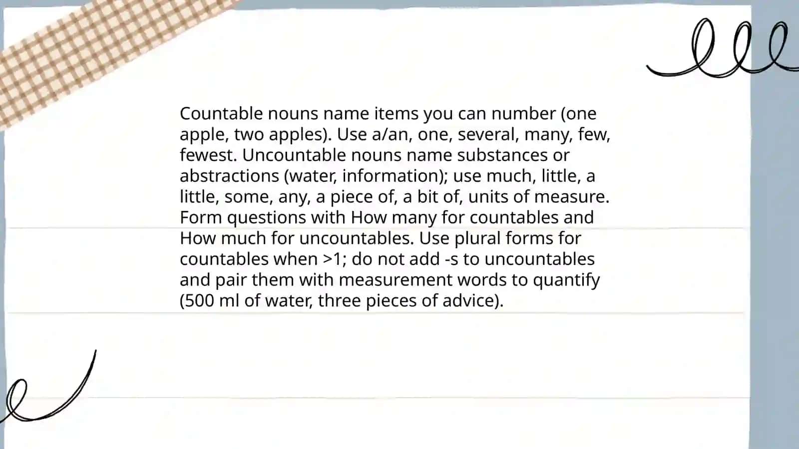 Expressing Quantity 3