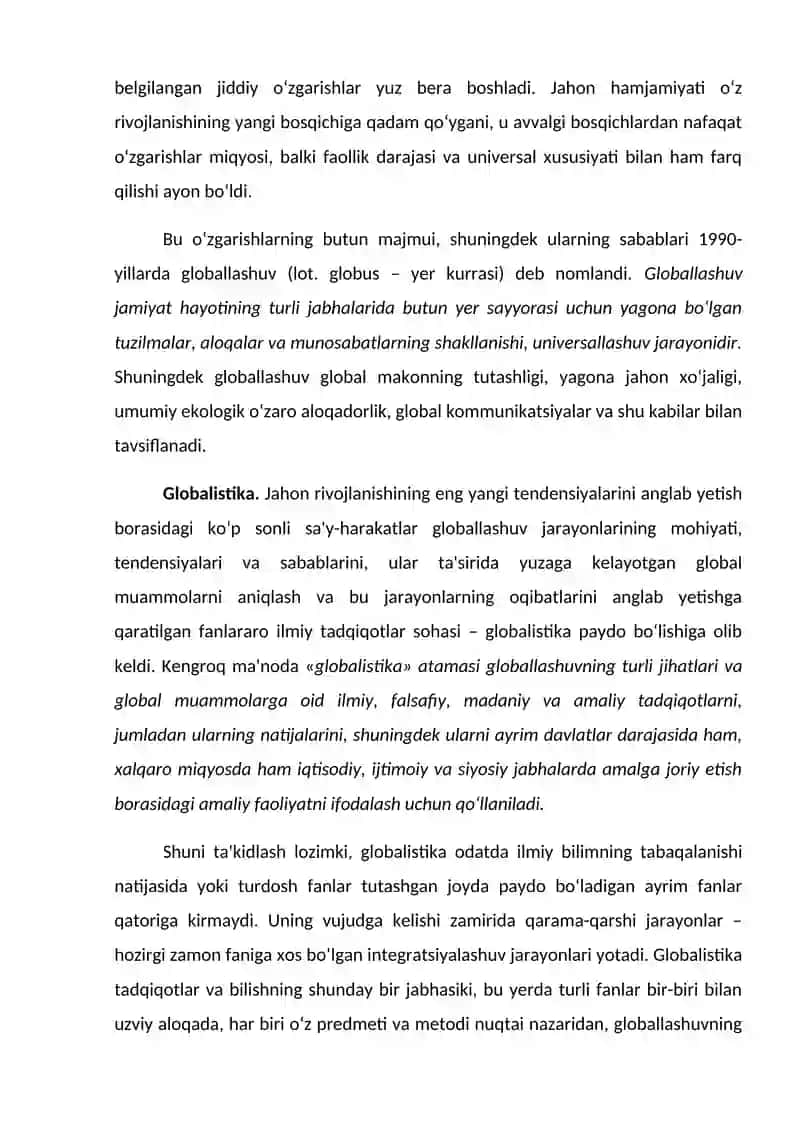 Globallashuvning falsafiy muammolari 3