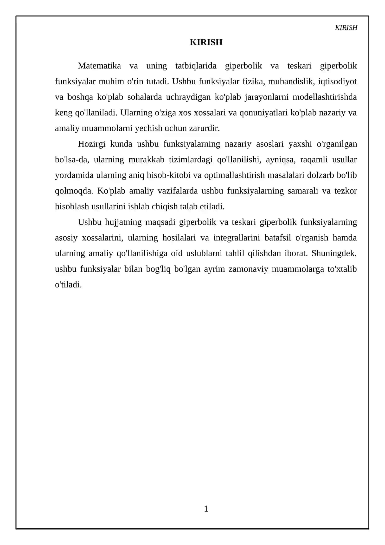 Giperbolik va teskari giperbolik funksiyalar 3