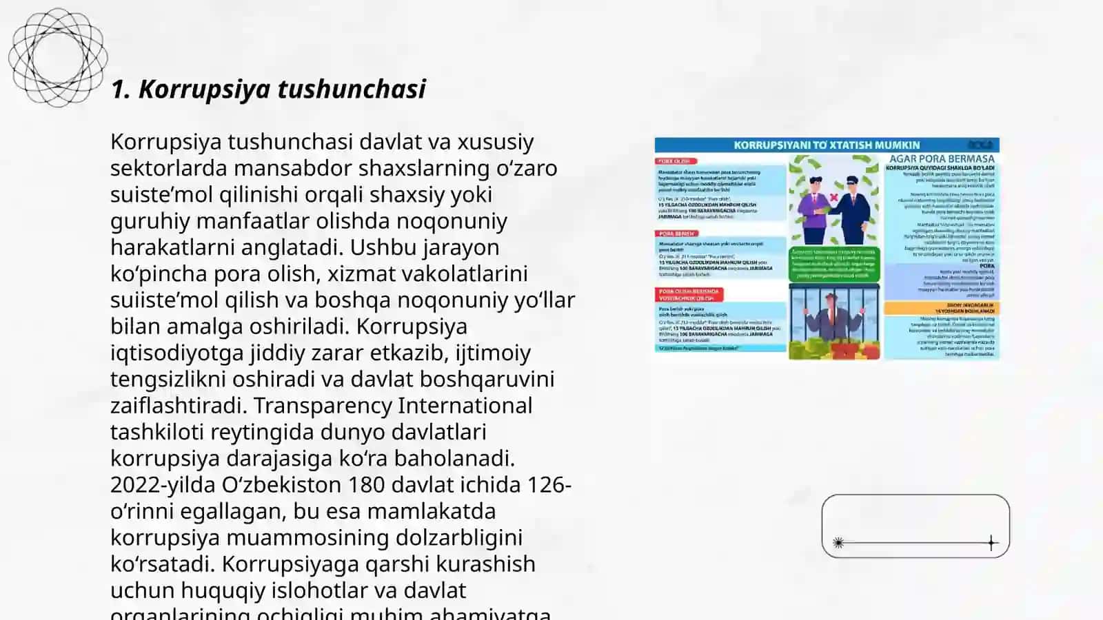 Korrupsiyaning mohiyati va uning oqibatlari 3