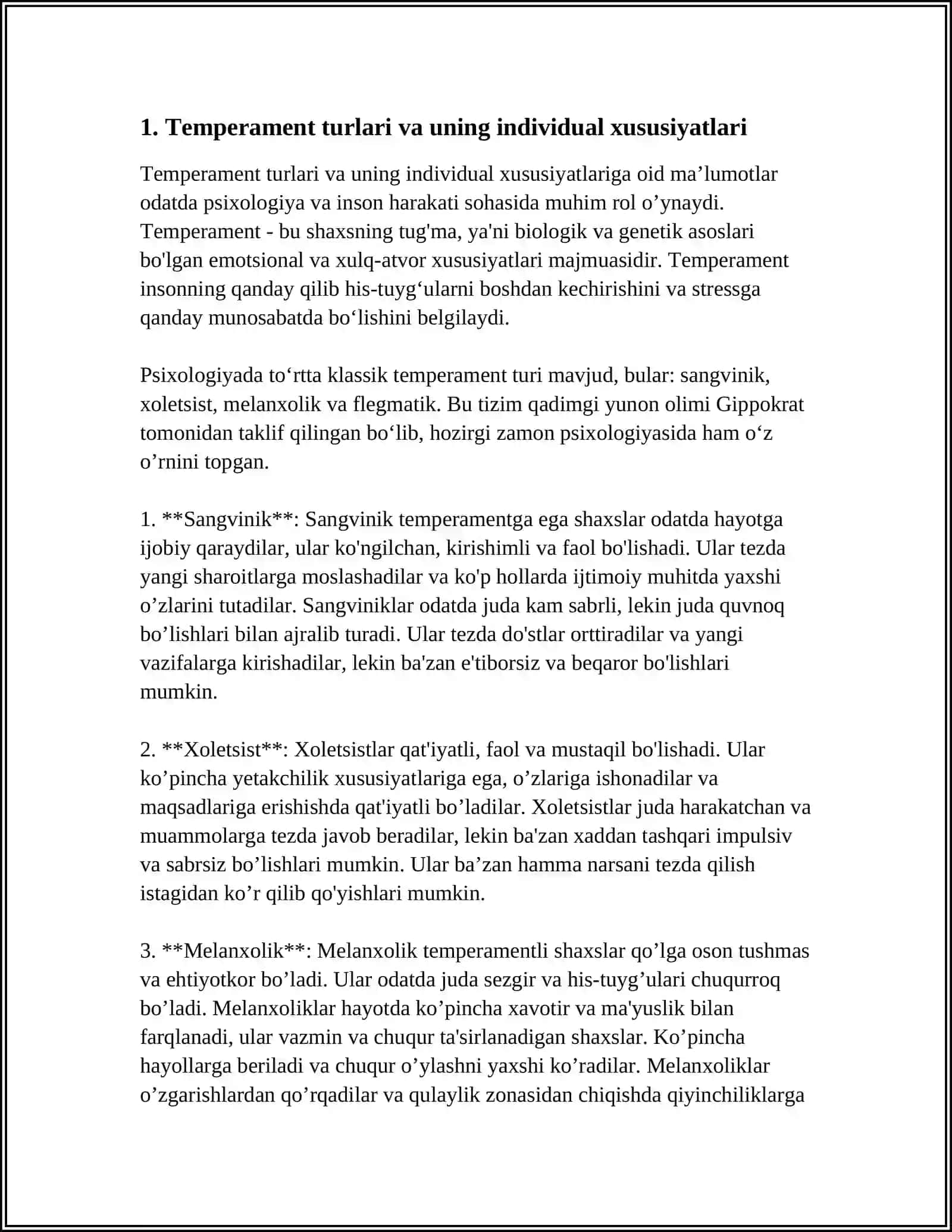 SHAXSNING INDIVIDUAL PSIXOLOGIK XUSUSIYATLARI 3