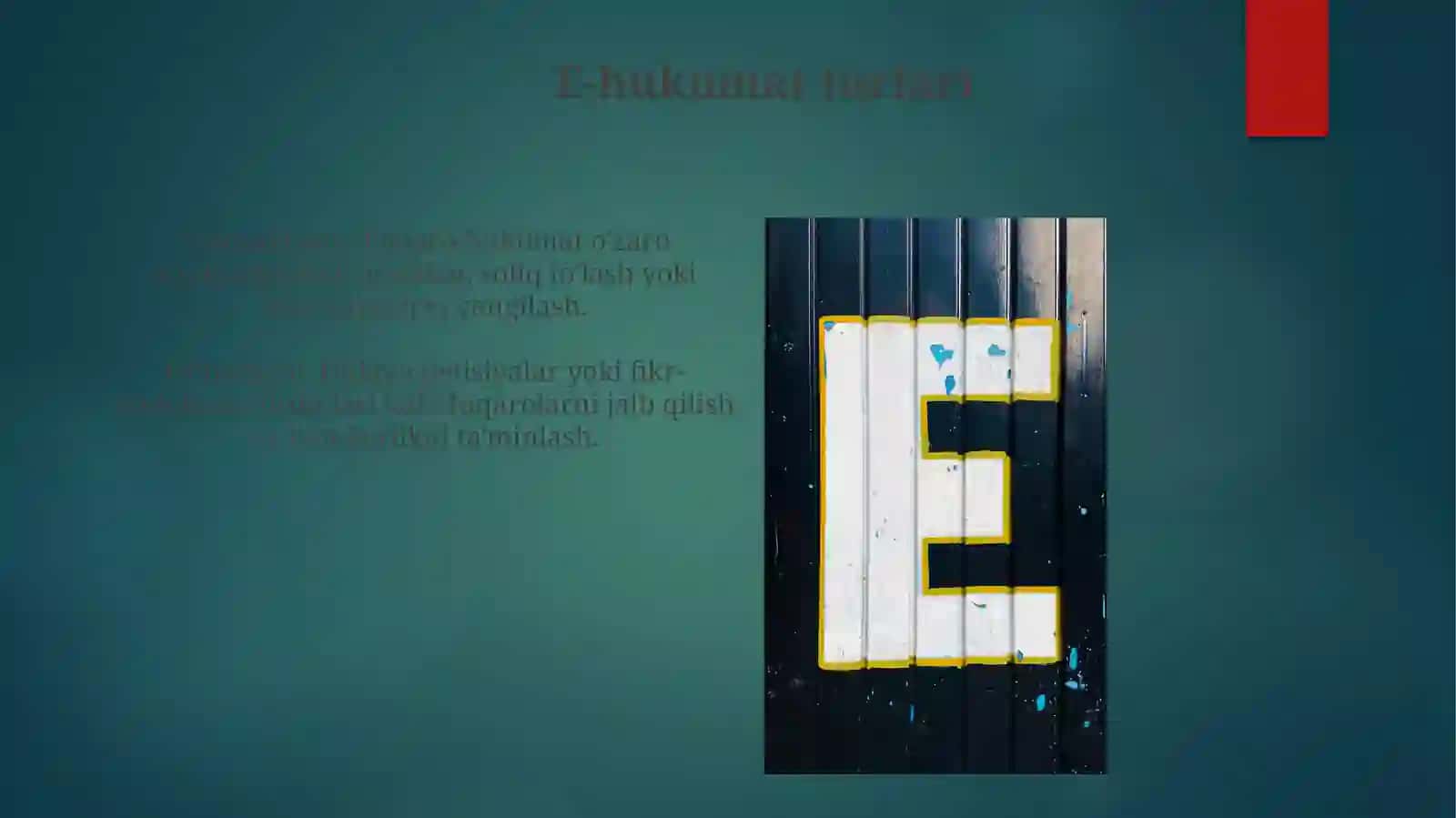 Davlatni elektron usulda boshqarish 3
