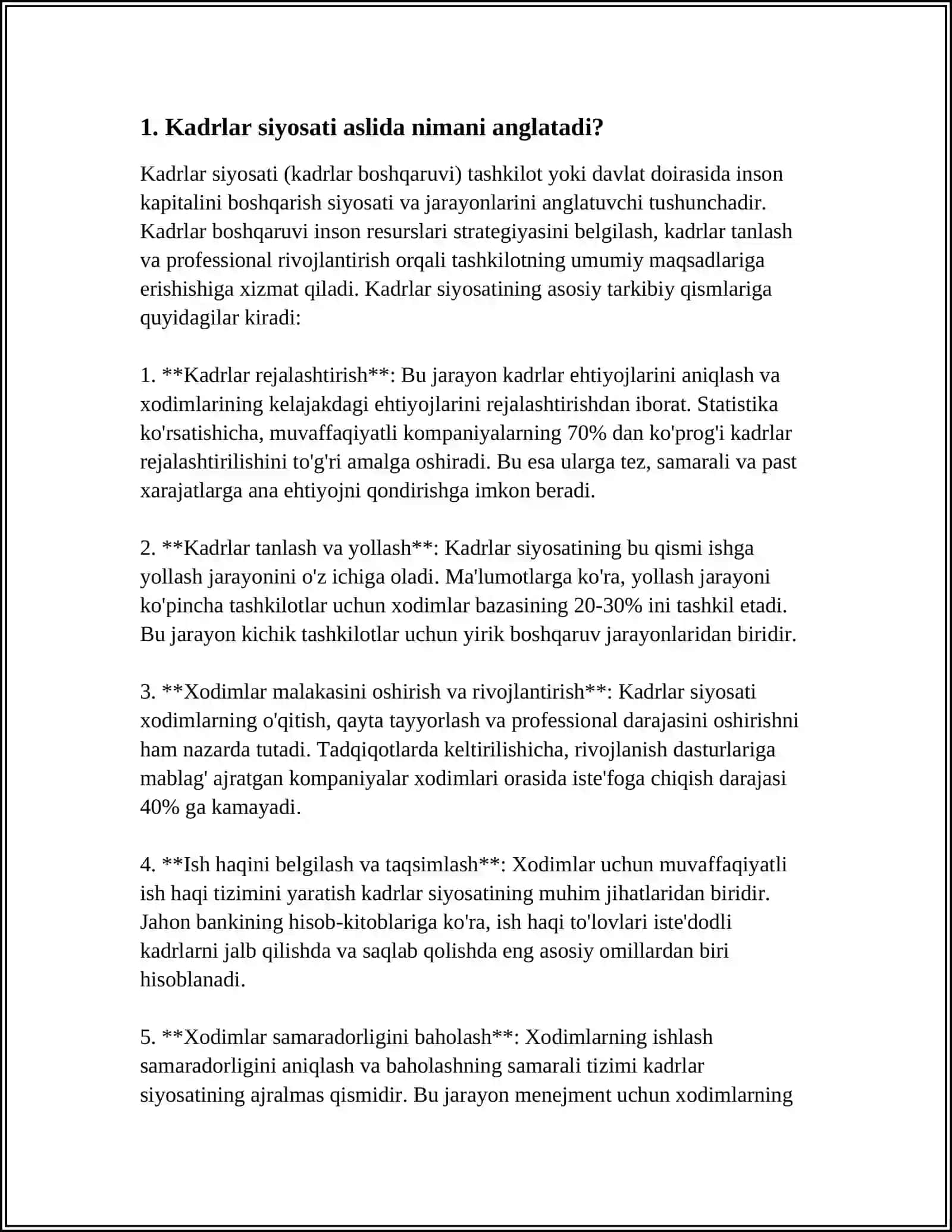 ENERGETIKA SOHASI KORXONALARIDA KADRLAR SIYOSATI 3