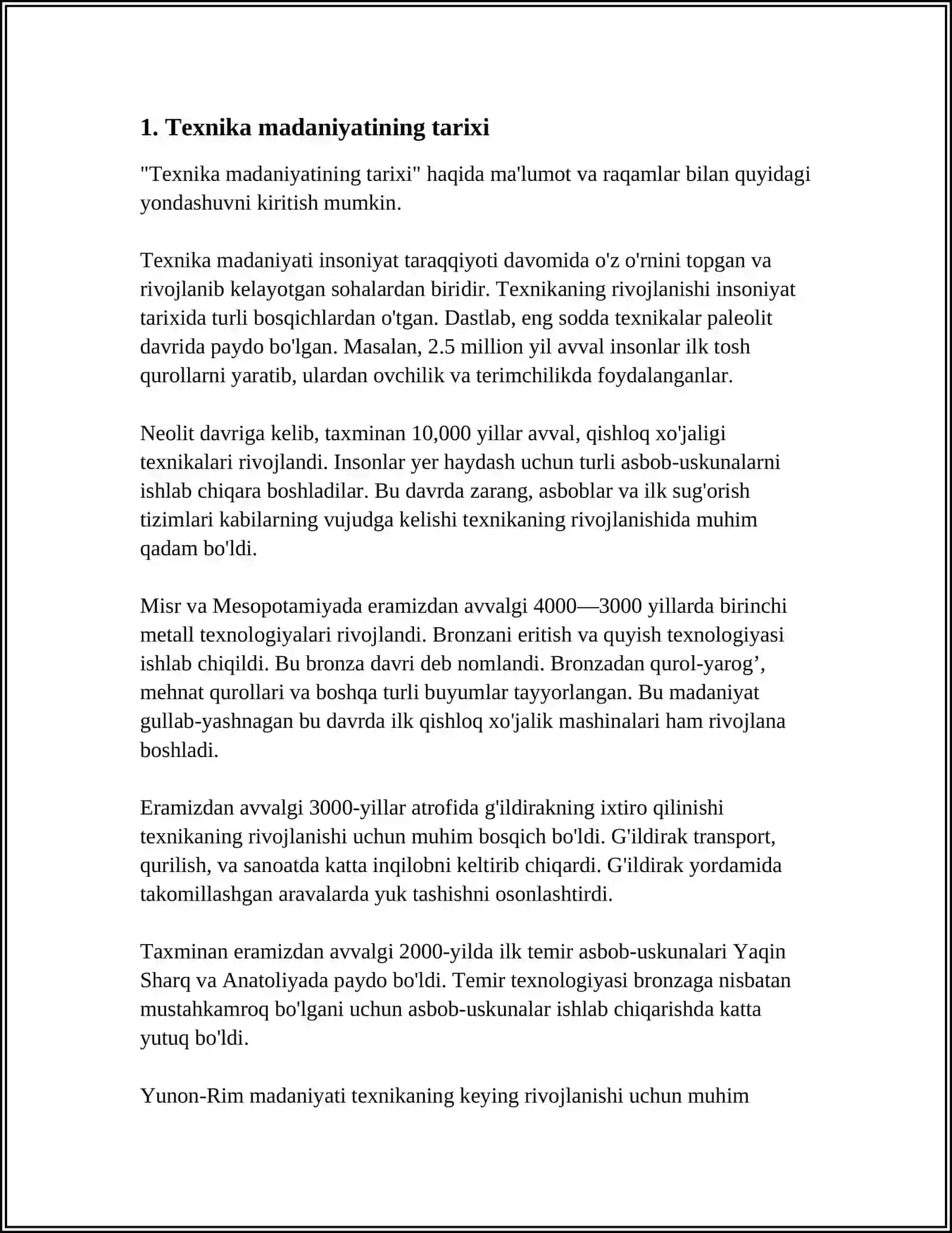 TEXNIKA MADANIYATI 3