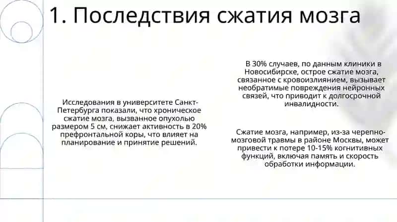 Сдавление мозга 3