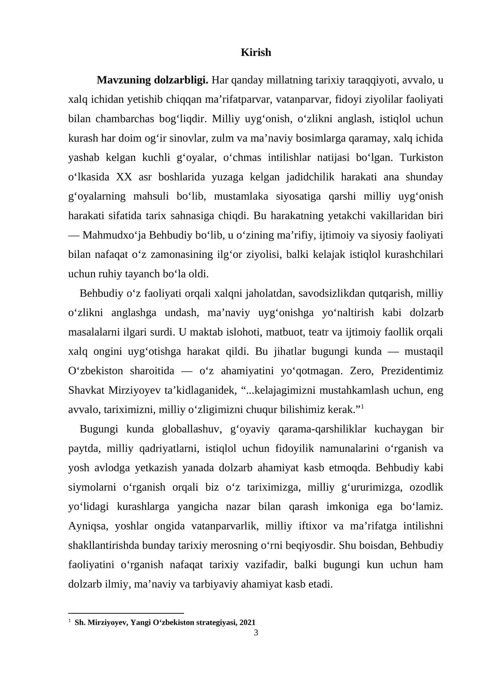 Istiqlol uchun kurashgan milliy taraqqiyparvarlar (Behbudiy faoliyati misolida) 3