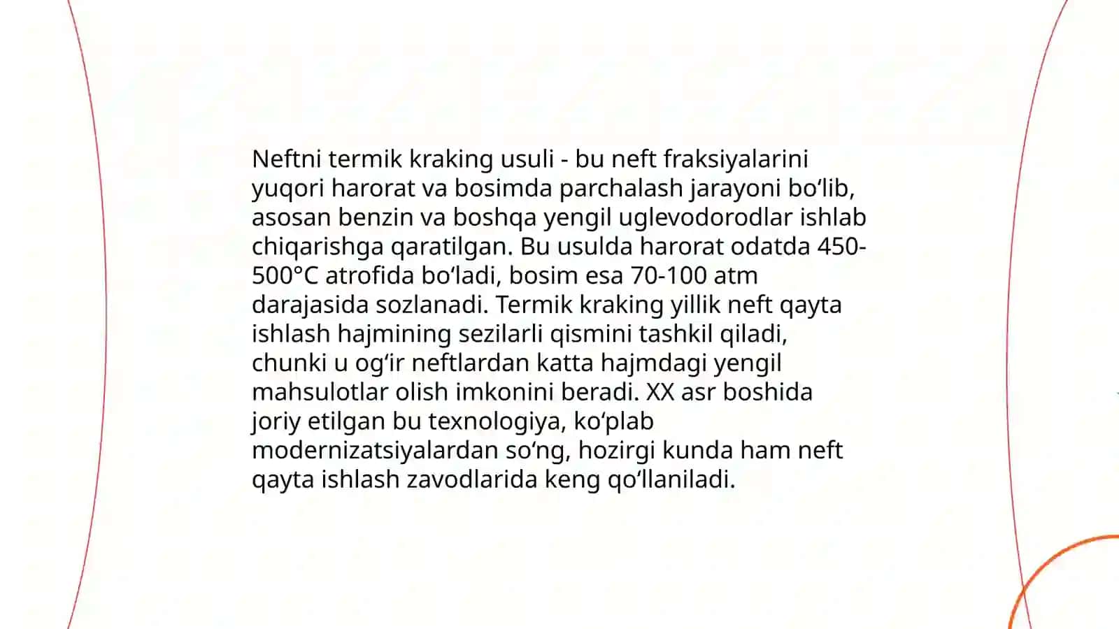 Neftni qayta ishlashning termik jarayonlari 3