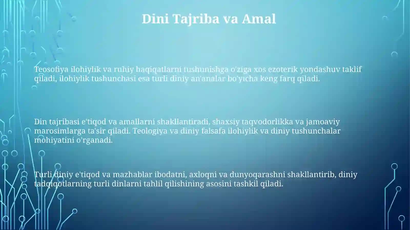 Teosofiya va diniy falsafasi 3