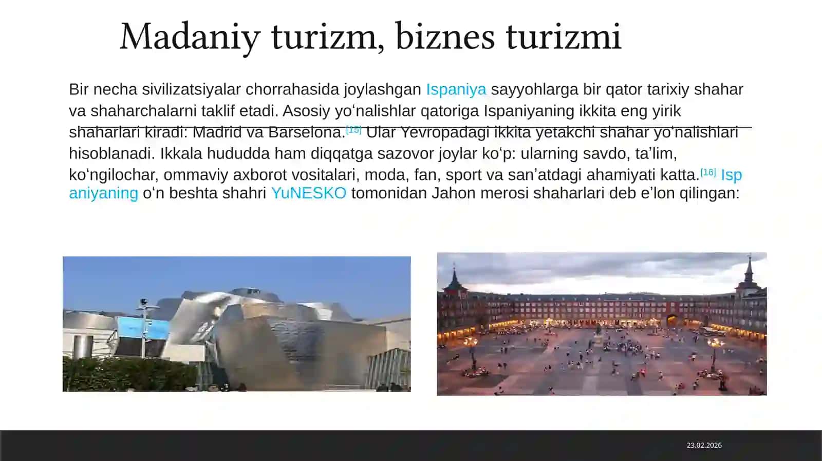 Ispaniya va uning iqtisodiy geografiyasi 3