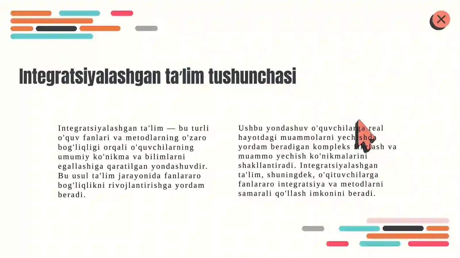 Integratsiyalashgan taʼlimning xususiyatlari 3