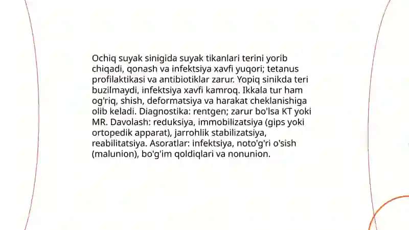 Odamlar skeletining siniq suyagi 3