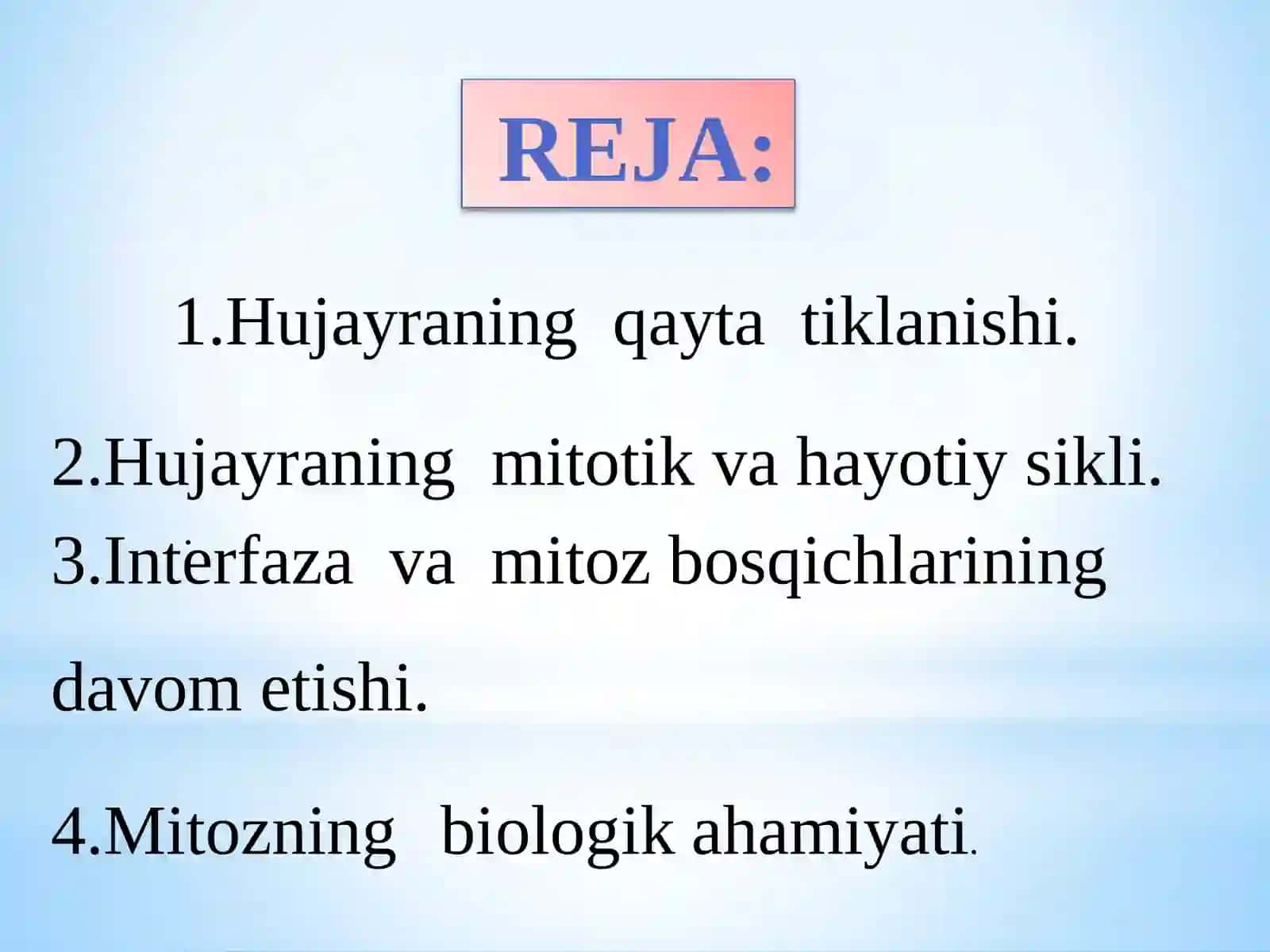 Hujayraning mitotik va hayotiy sikli 3