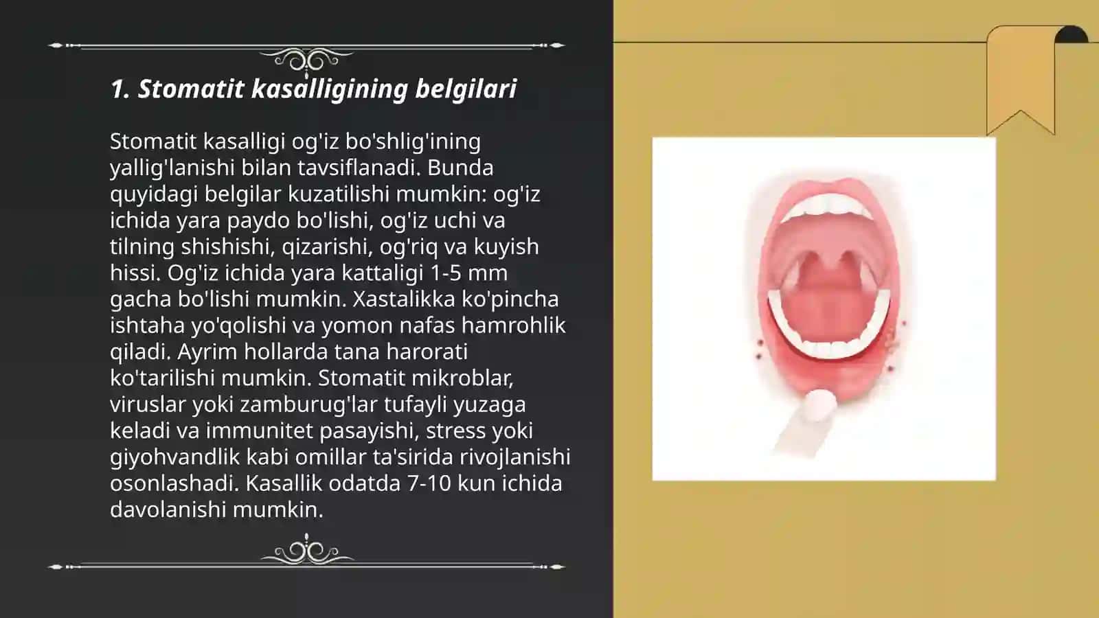 Stamatit kasalligi 3