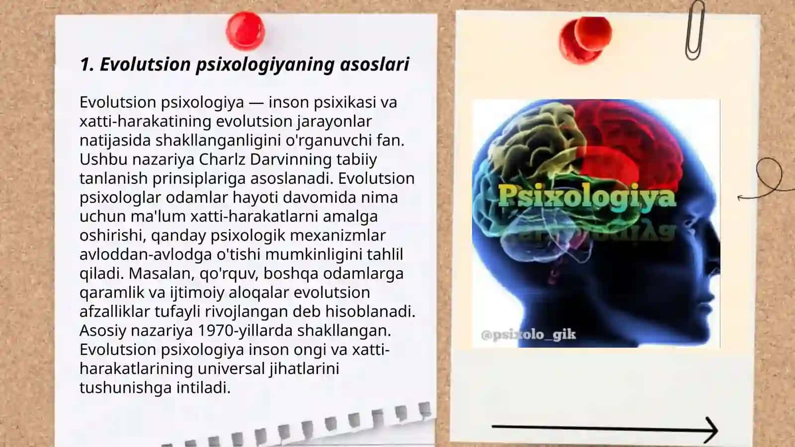 Evolutsion psixologiyaning asoslari 3