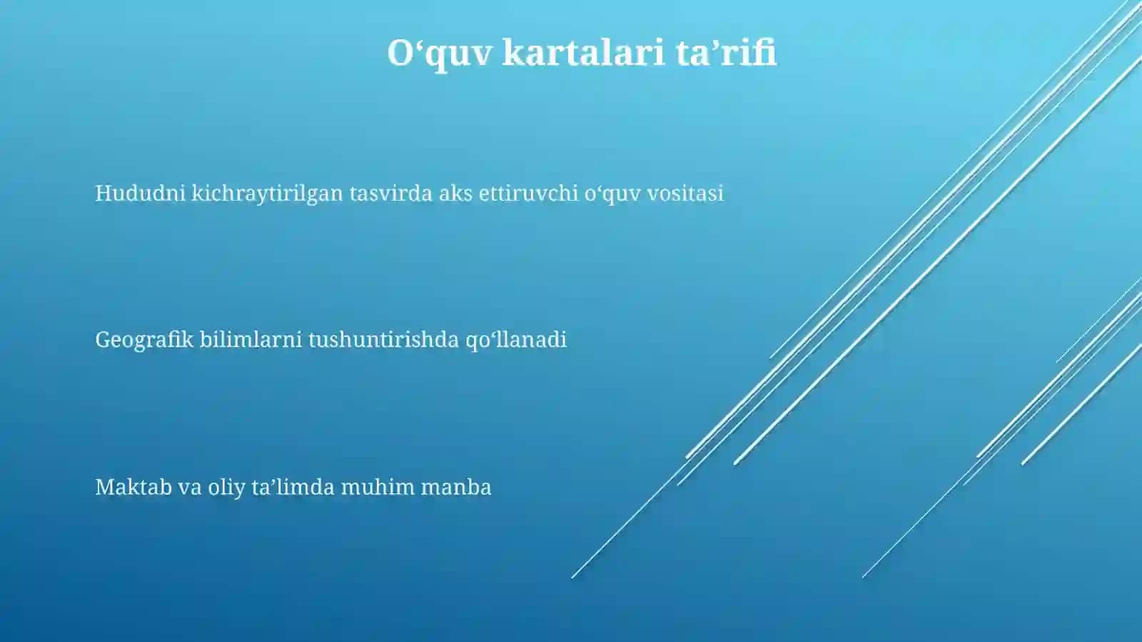 Oʻquv kartalari va ularning turlari 3
