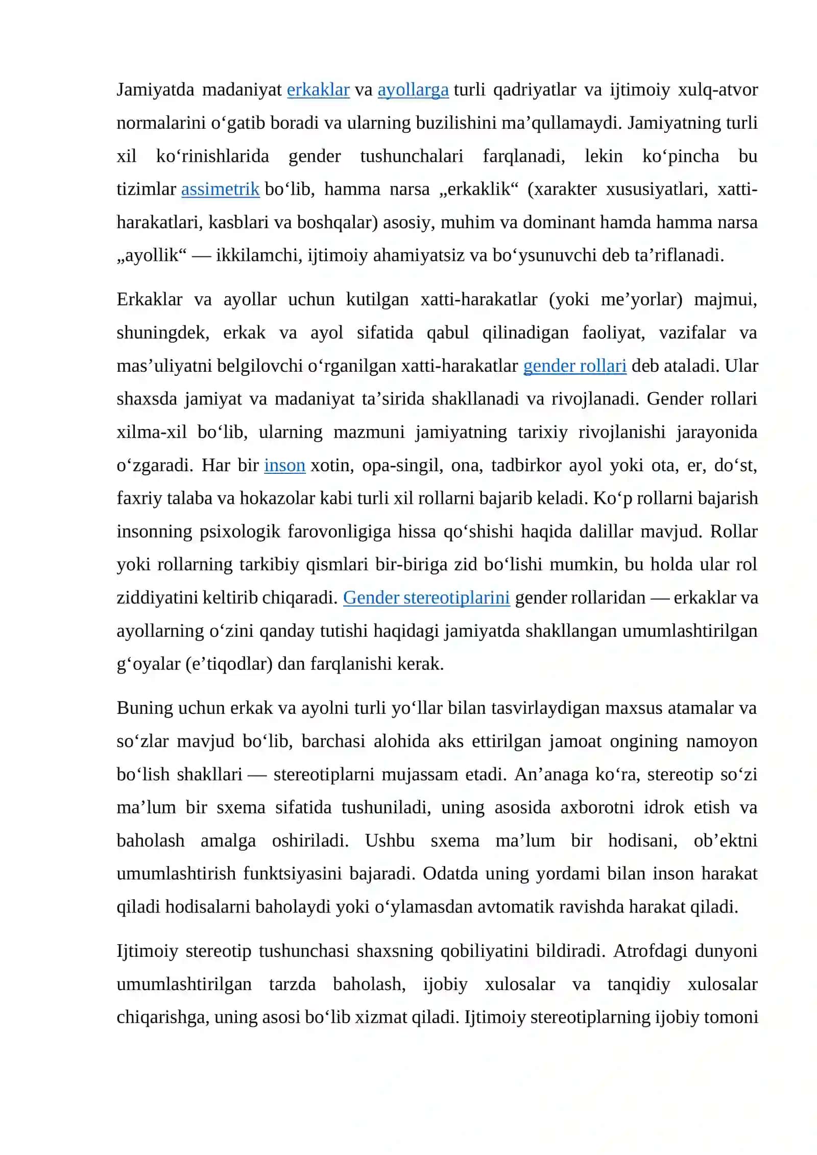 Gender steriotiplari 3