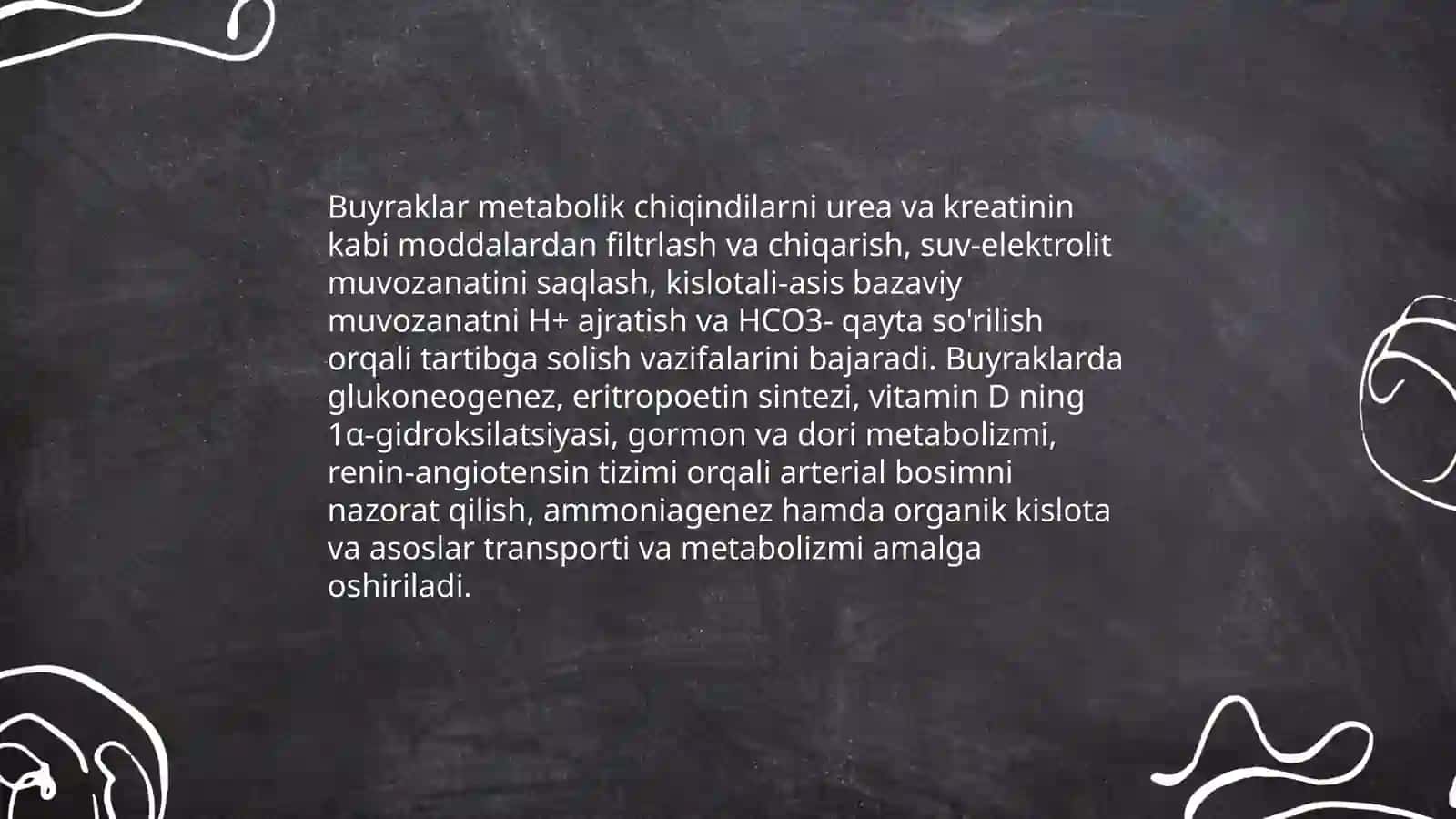 Buyraklar biokimyosi 3