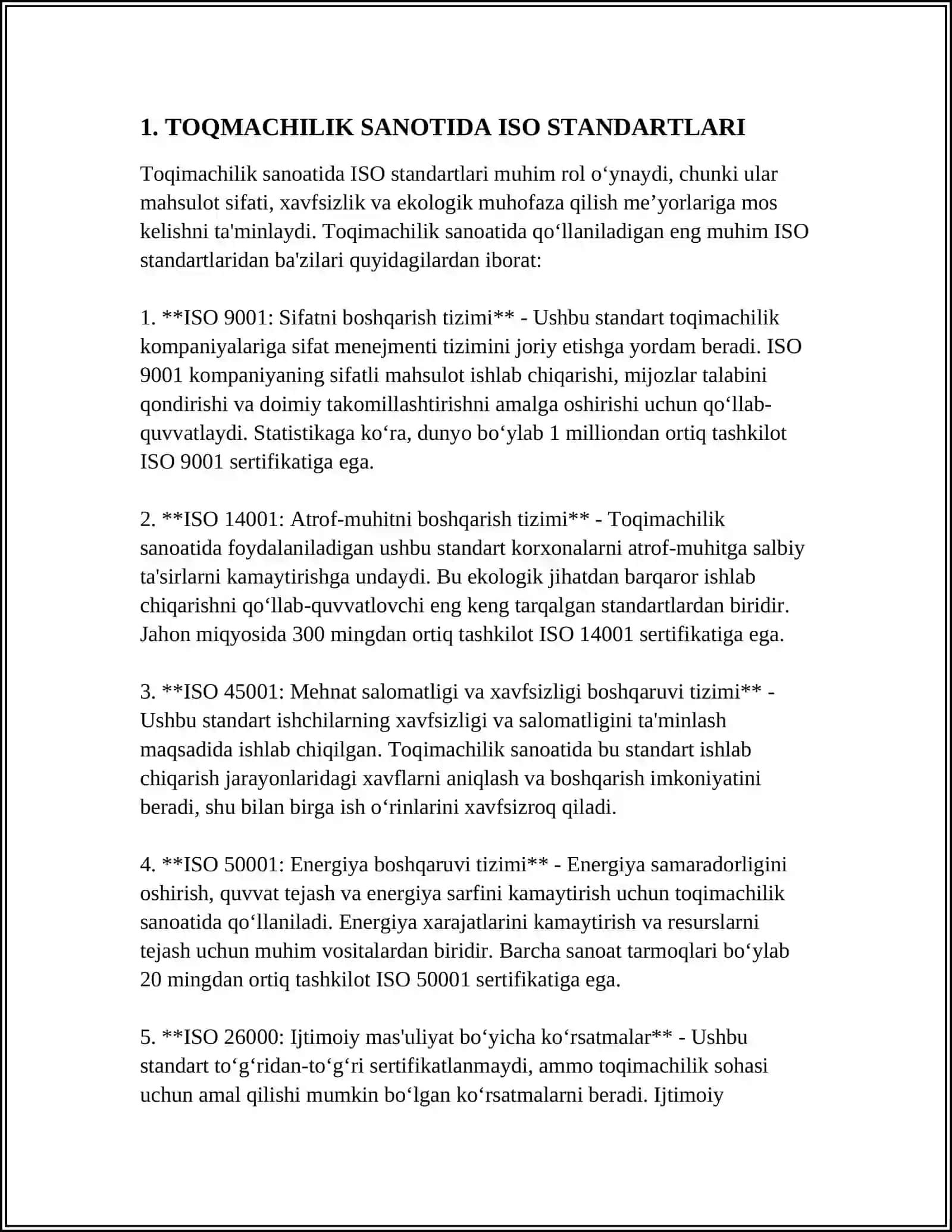 TOQMACHLIK SANOTIDA GOST 3