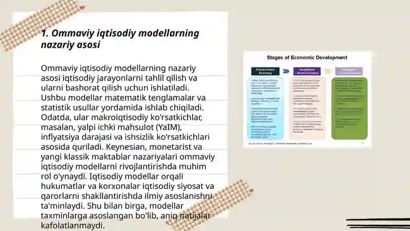 Iqtisodiy Tahlil Omillar Tizimi va Modellar 3