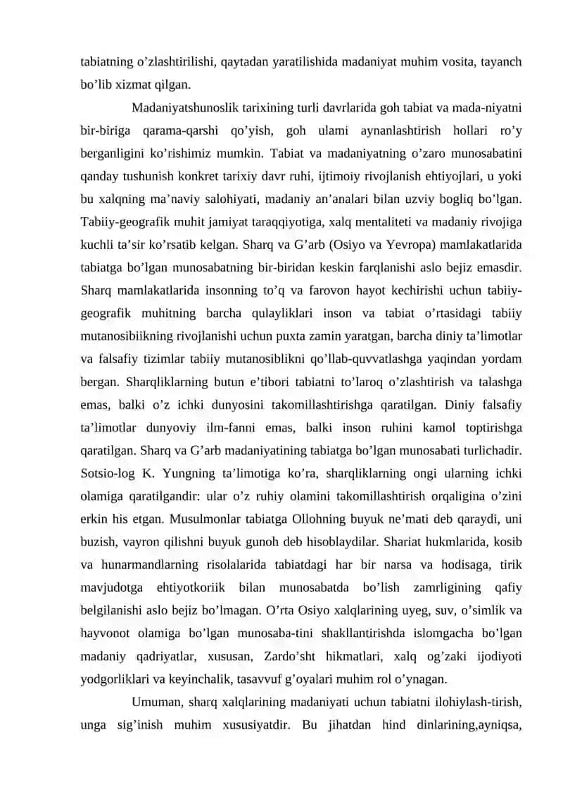Dunyo xalqlari madaniyatidagi umumiylik va farqlari 3