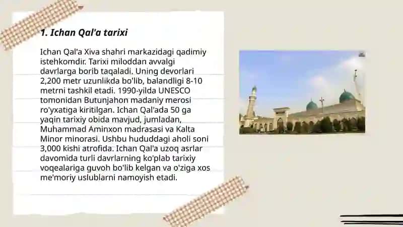 Ichan qal'adagi 40 oʻra masjidi 3