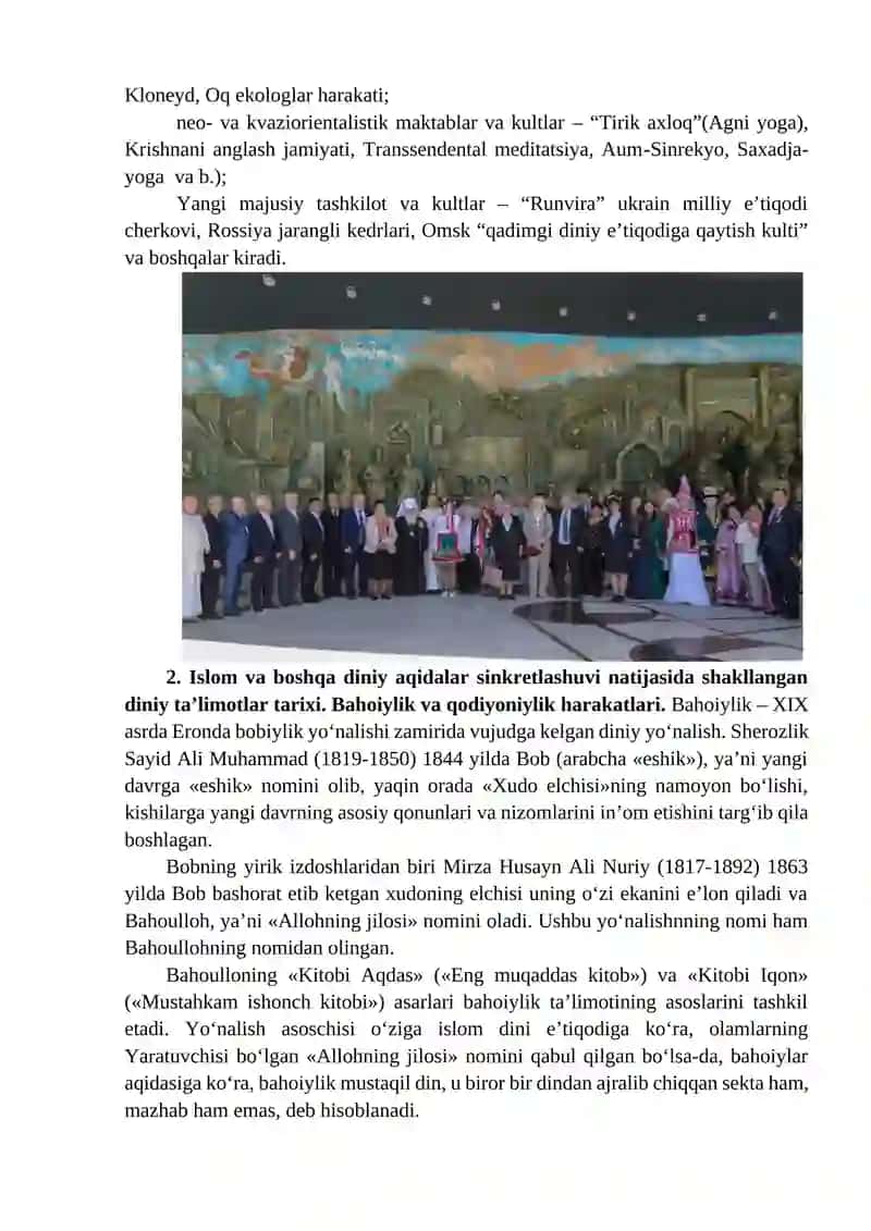 Yangi diniy harakatlar va sektalar 3