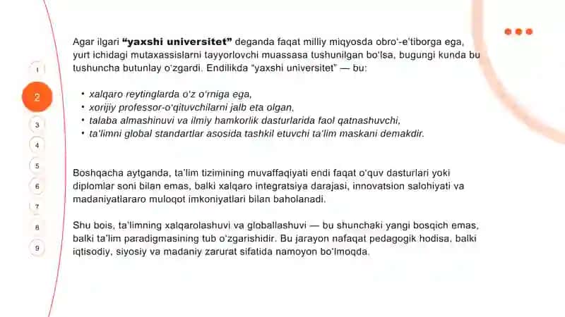Ta’limning Xalqarolashuvi va Globallashuvi 3