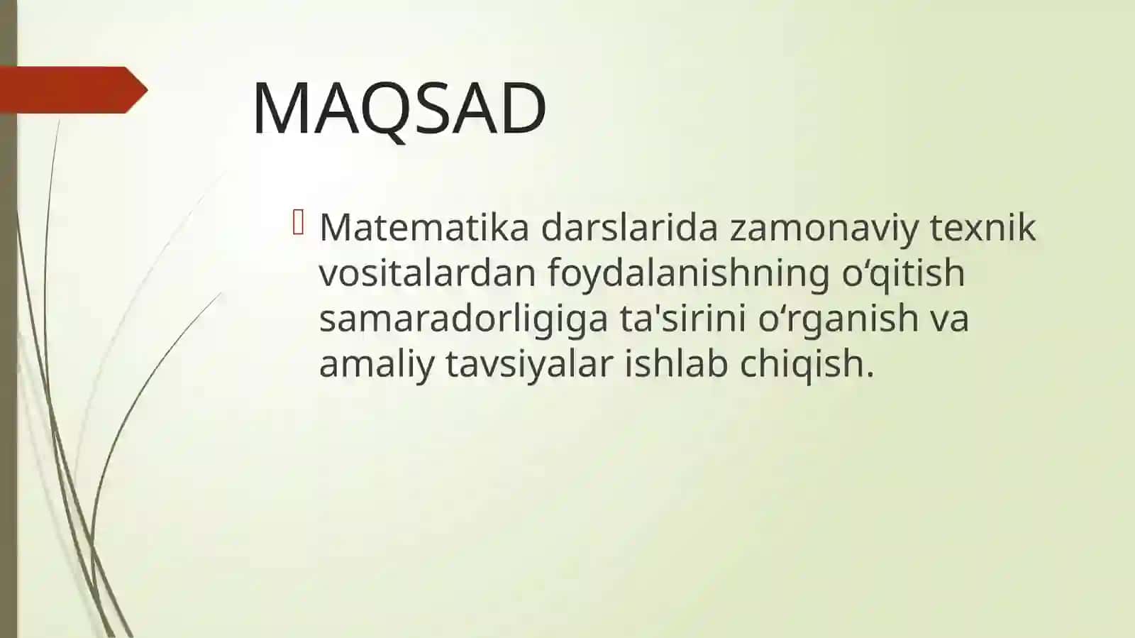 Matematika o’qitishning texnik vositalaridan foydalanish 3