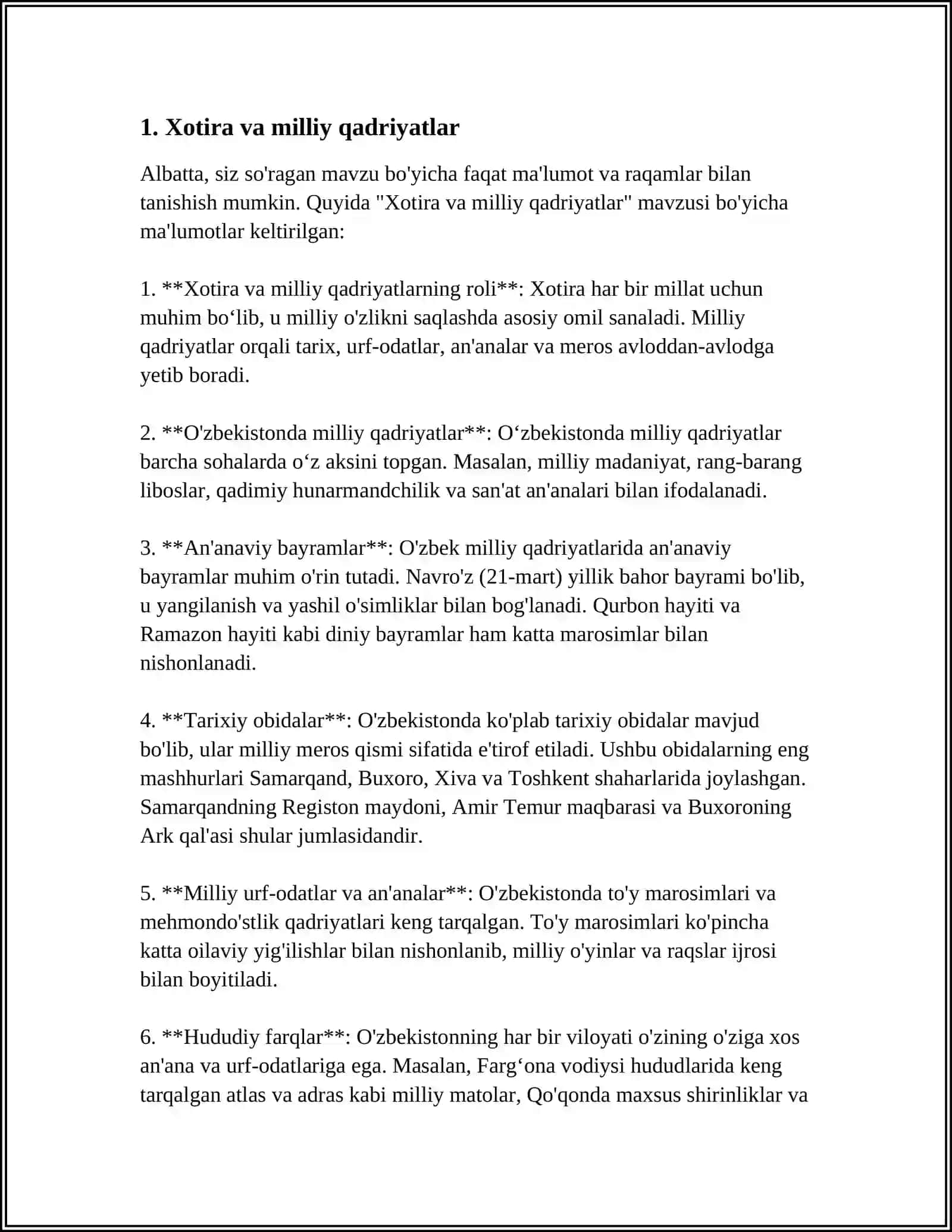 Xotira va milliy qadriyatlar 3