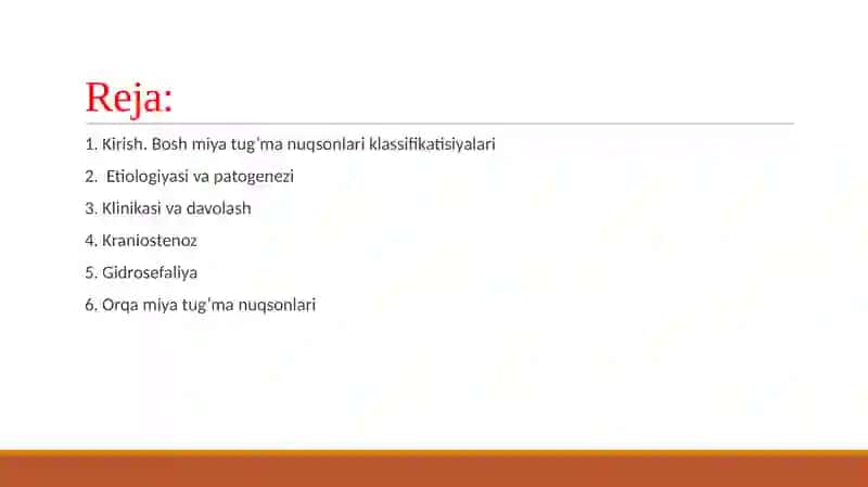 Nervtizimi tug‘ma rivojlanish nuqsonlari 3