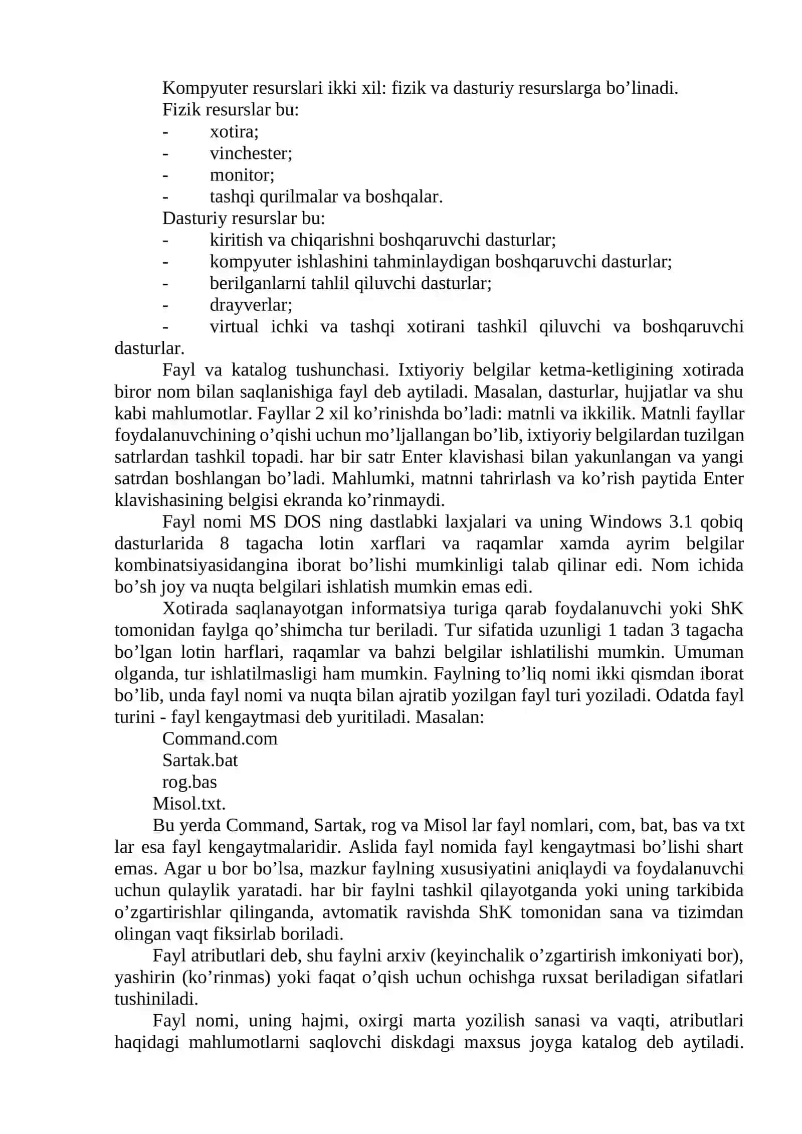 Kompyuterning dasturiy ta’minoti 3