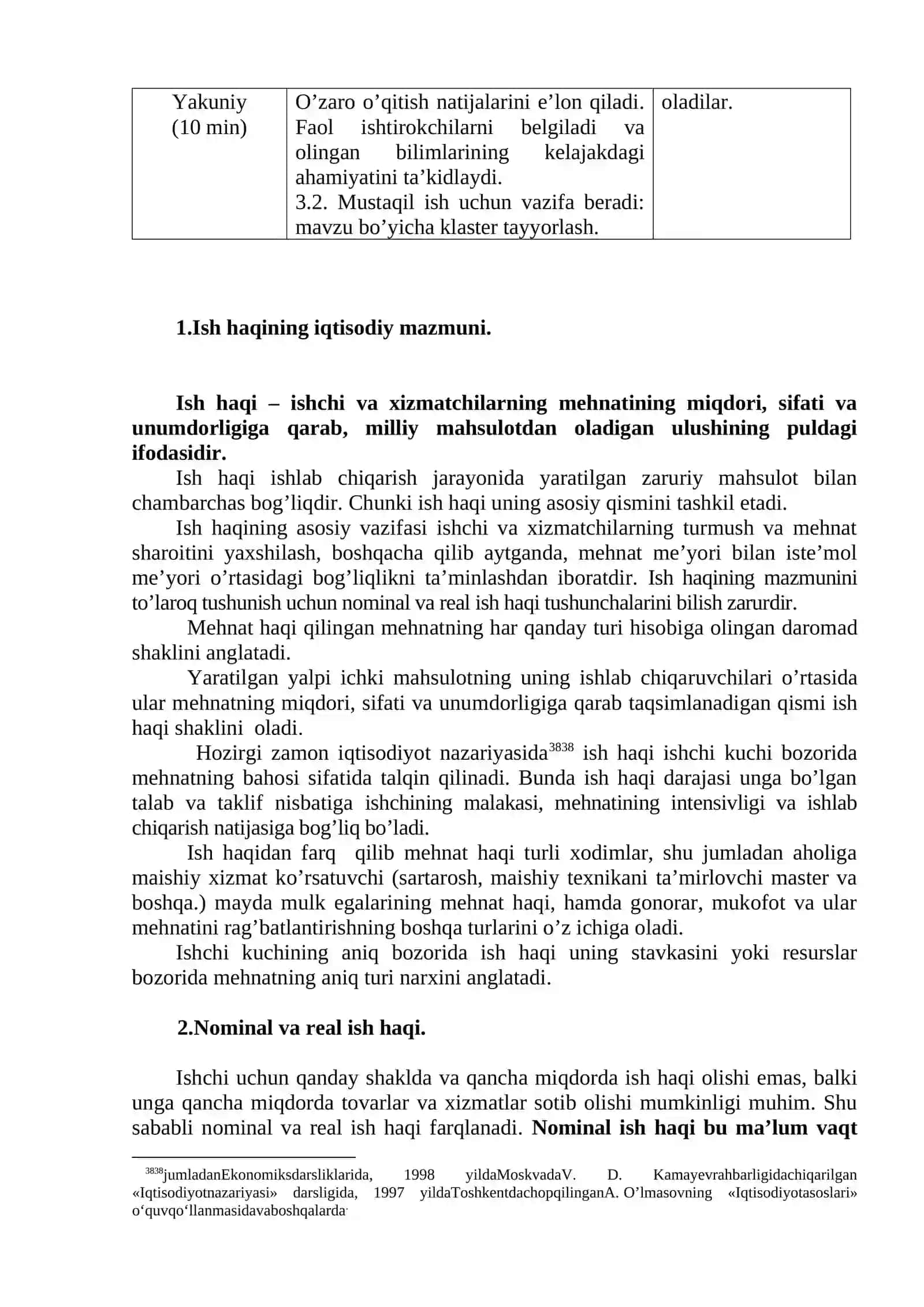 Raqobatning turli shakllarida ish haqining shakllanishi 3