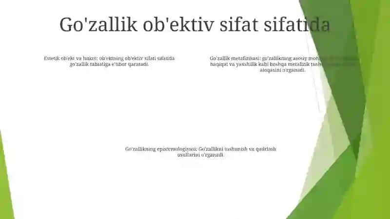 Nafosat Falsafasi Estetika 3