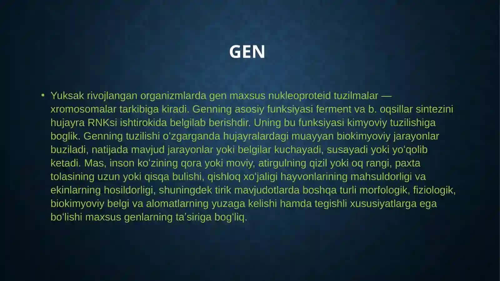 Genlarning tuzilishi, tarkibiy qismlari 3