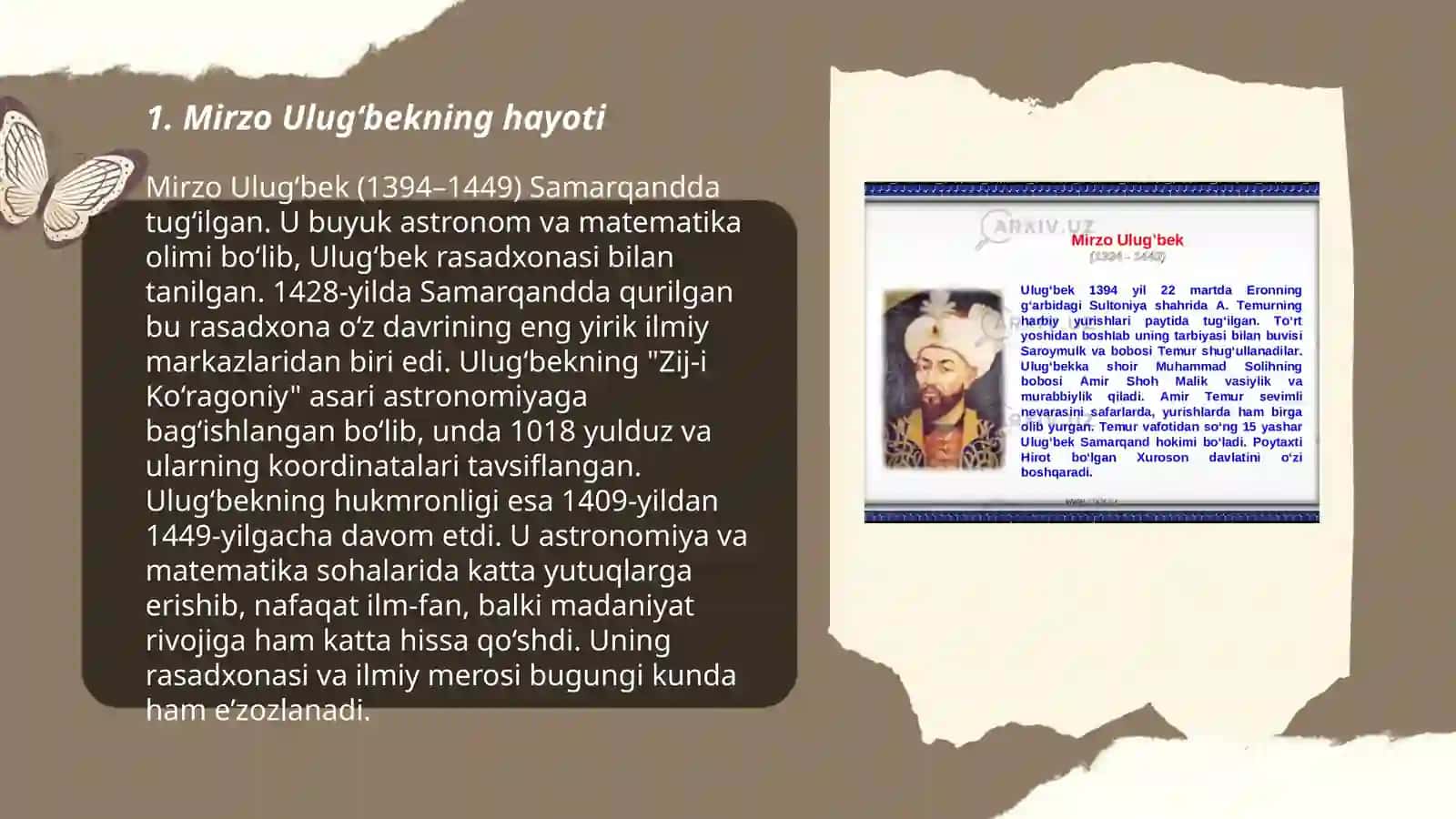 Ulugʻbekning Hayoti 3