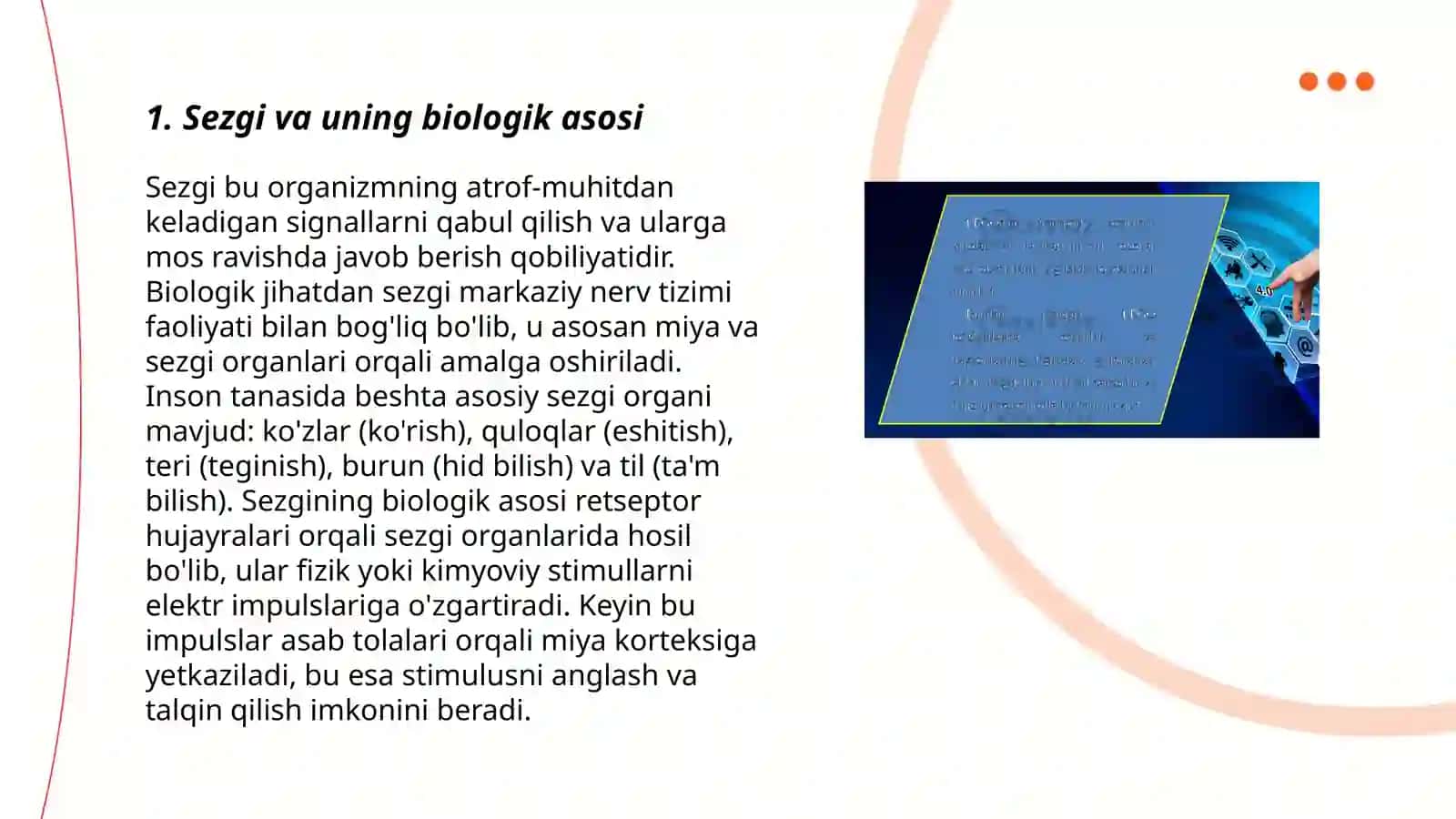Sezgilar haqida umumiy tushuncha 3
