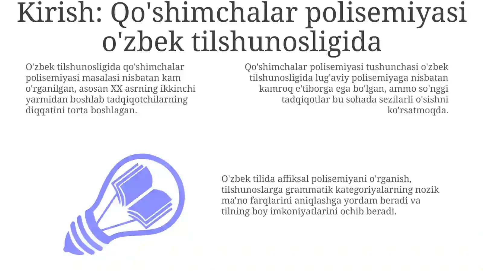 O'zbek tilida affikslarning polisematik xususiyatlari 3