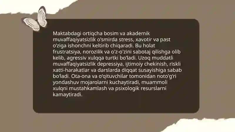 Oʻsmirlik vaqtda agressiv xulqi psixalogik omillari 3