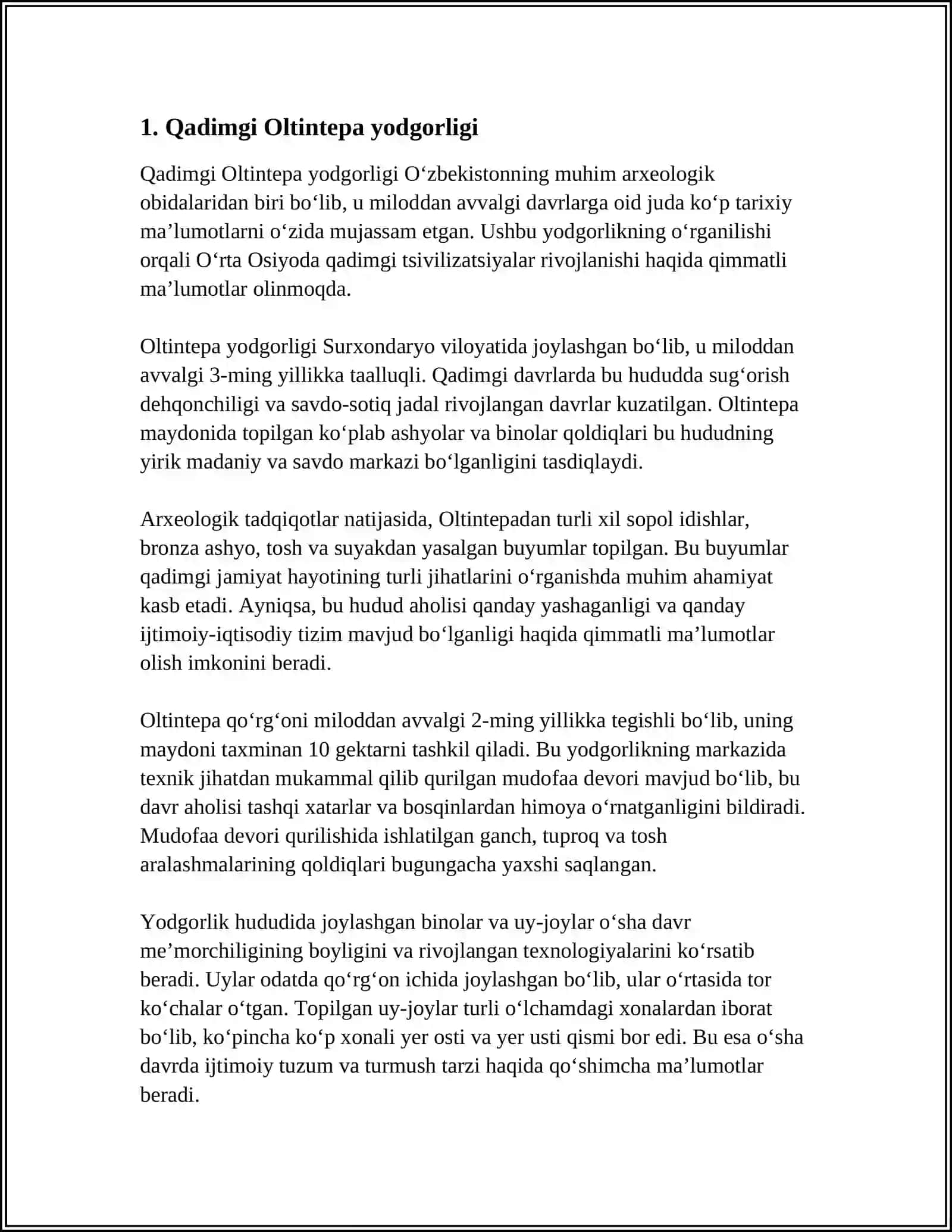 QADIMGI TURKIY YODGORLIKLAR 3