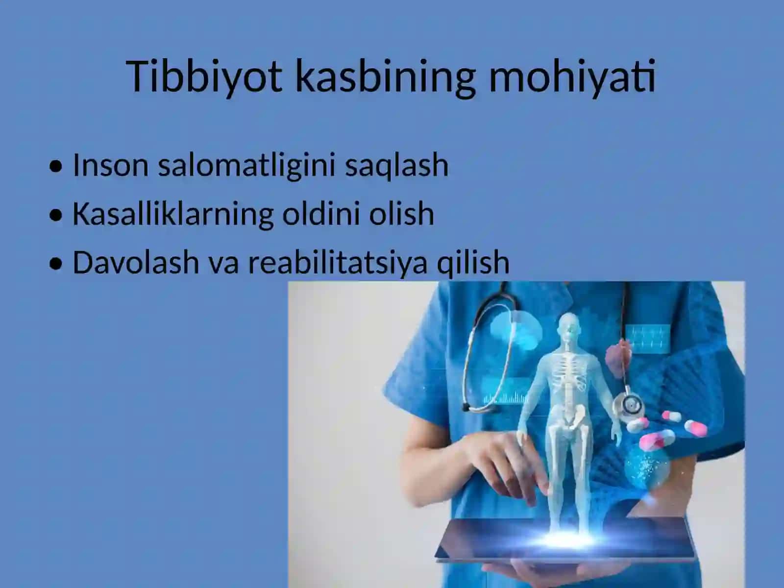 Tibbiyot kasbi 3