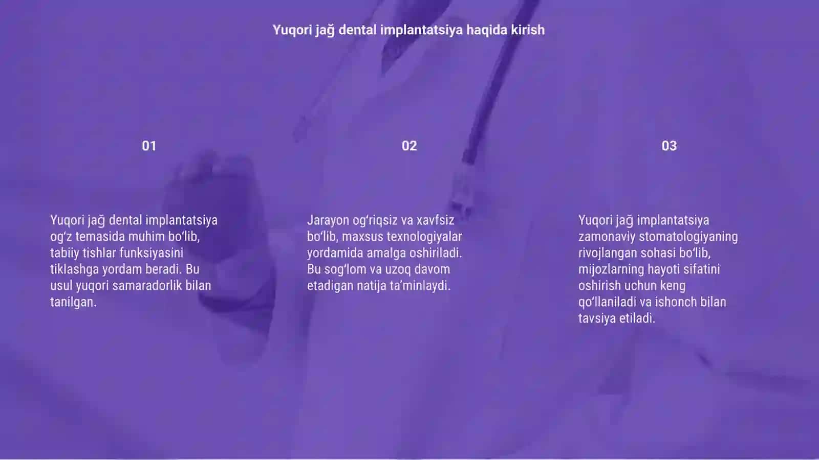 Yuqori jağ dental implantatsiya 3