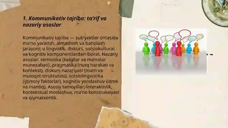 Kommunikativ tajriba 3