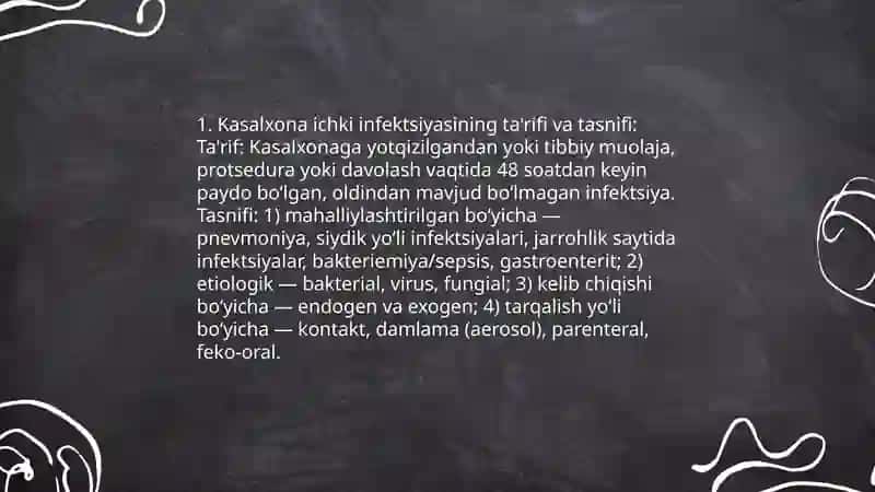 Kasalxona ichki infektsiyasi va uni oldini olish 3