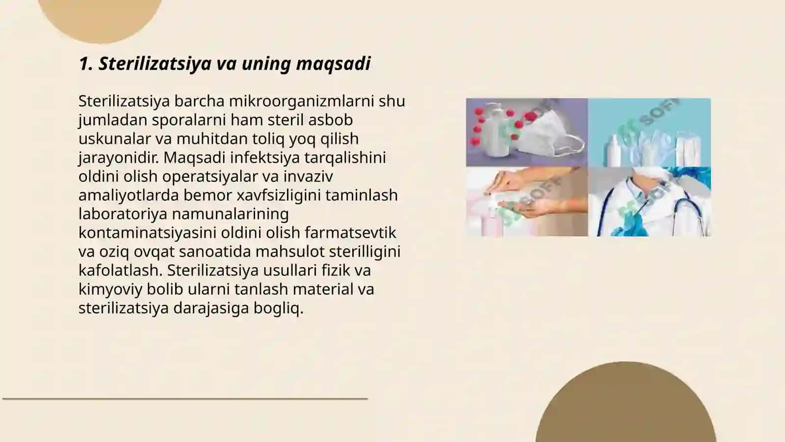 Sterilizatsiya usullari. Aseptika Antiseptika 3
