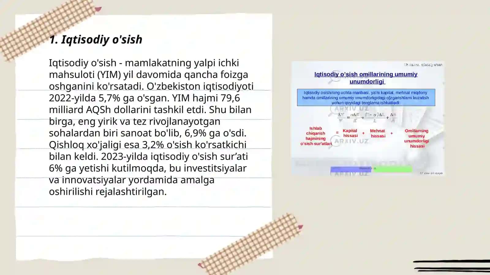 Iqtisodiy o'sish 3